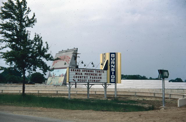 Burnside Drive-In Theatre - 1951 Shot From A S Al Johnson (newer photo)